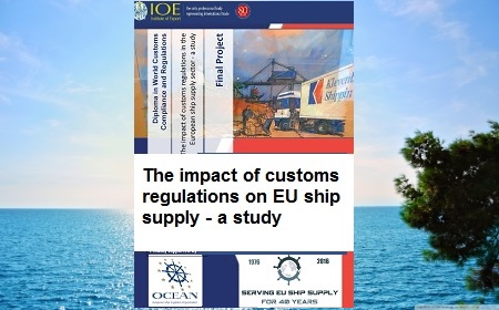 The impact of customs legislation in the European ship supply sector
